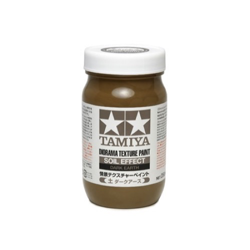 Tamiya 87121 Diorama Texture Paint - Soil Effect Dark Earth
