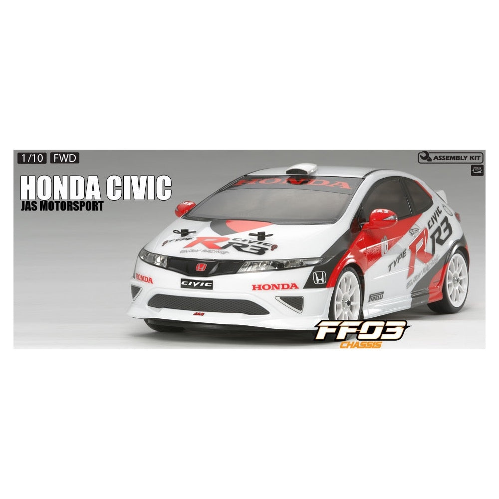 Tamiya 58476 JAS Civic R3 FF-03 On-Road RC Kit