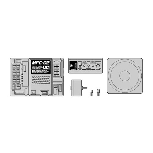 Tamiya 53957 MFC-02 Multi-Function Control Unit for use with the Ford F-350 Pickup Truck