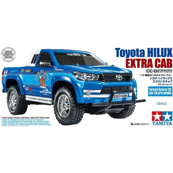 Tamiya 58663 Toyota Hilux Extra Cab 4WD 1/10 CC-01 Chassis