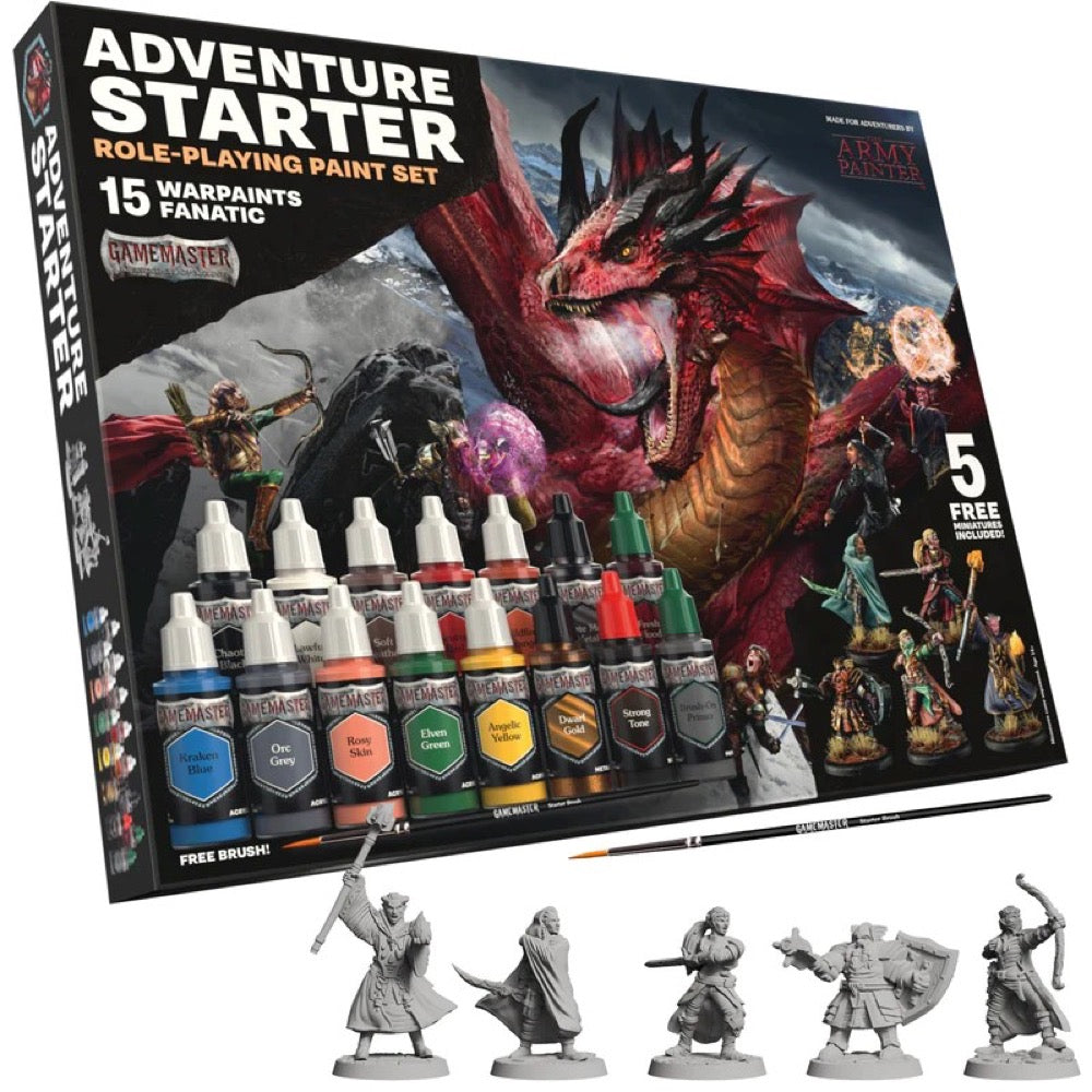 The Army Painter GameMaster Adventure Starter Role-Playing Paint Set