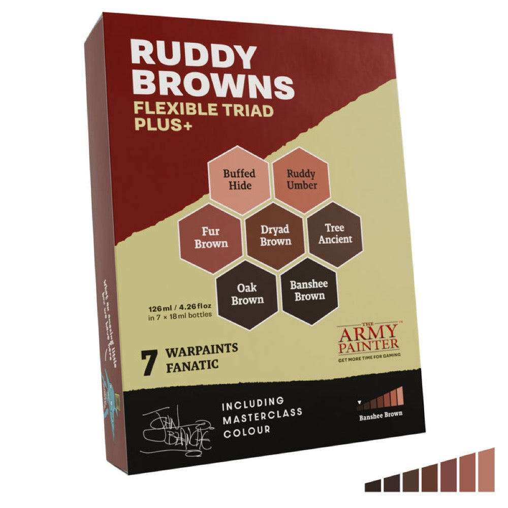 The Army Painter Warpaints Fanatic Flexible Triad PLUS Ruddy Browns