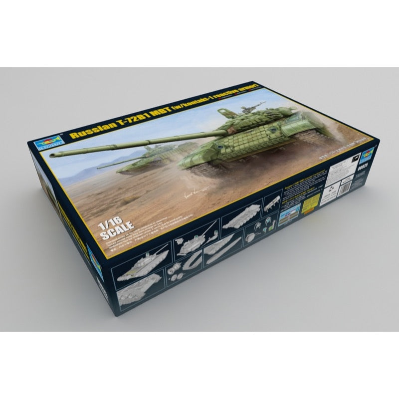 Trumpeter 00925 1/16 Russian T-72B/B1 MBT with Kontakt-1 Reactive Armour*