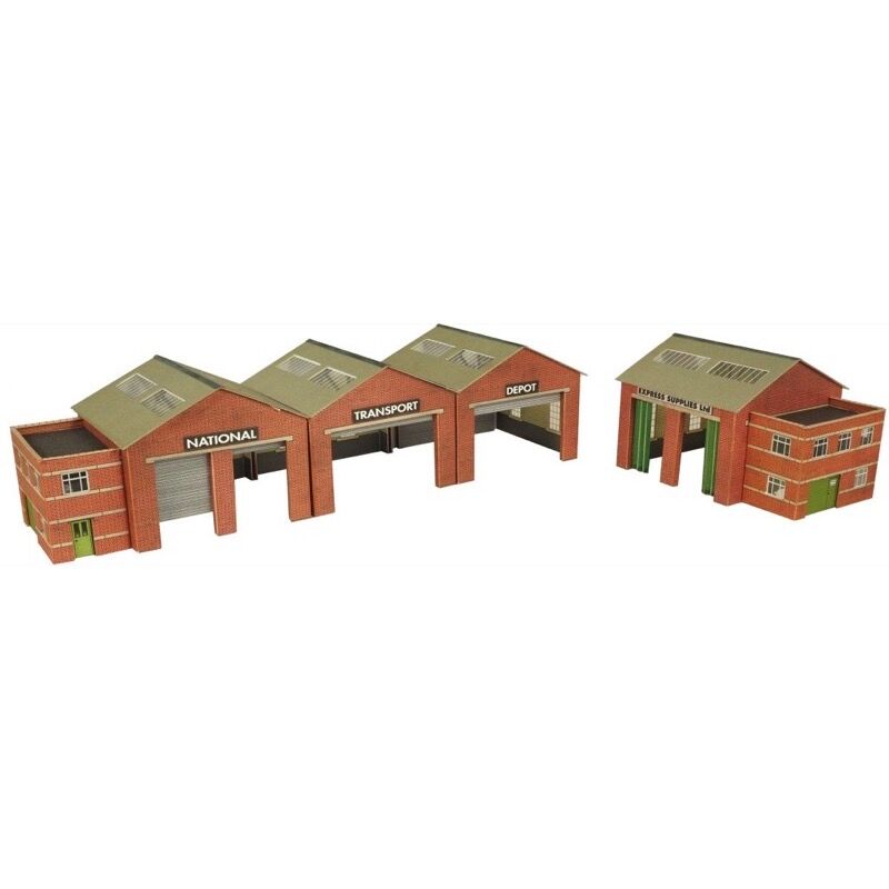 Metcalfe PN125 N Bus Garage / Transport Deport Card Kit | Metro Hobbies