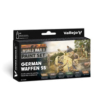 Vallejo 70207 Model Color WWII German Waffen SS Acrylic 6 Color Paint Set