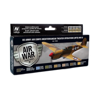 Vallejo 71183 Air US Army Air Corps Mediterranean Theater of Operations Paint Set