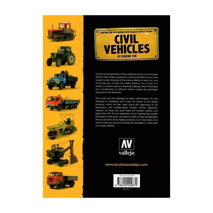 Vallejo AV75012 Civil Vehicles Painting And Weathering