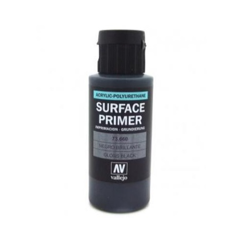 Vallejo 73660 Gloss Black Primer 60ml