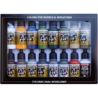 Vallejo 71192 Model Air Building Set 16 Color Set