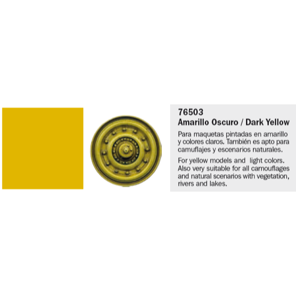 Vallejo 76503 Model Wash 503 Dark Yellow Wash 35ml