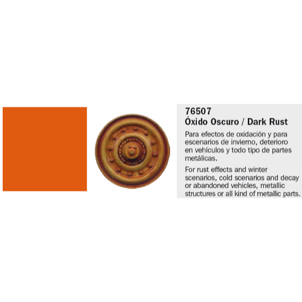 Vallejo 76507 Model Wash 507 Dark Rust 35ml