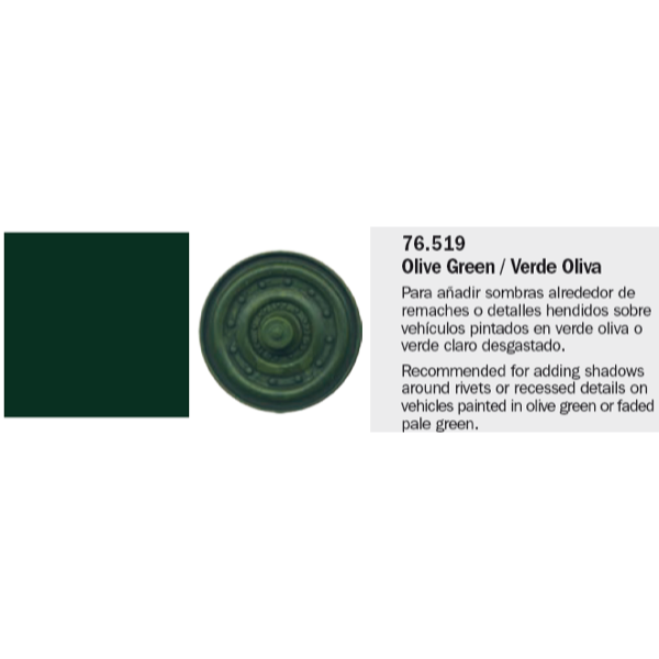 Vallejo 76519 Model Wash 519 Olive Green