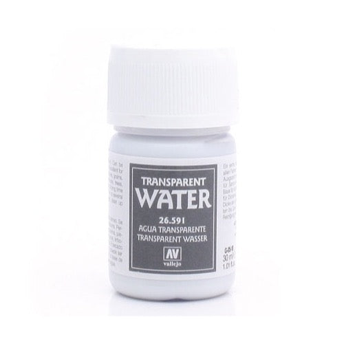 Vallejo 26591 Transparent Water 591 35ml (Heavy Gel)