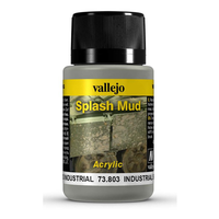 Vallejo 73803 Weathering Effects Industrial Splash Mud 40ml
