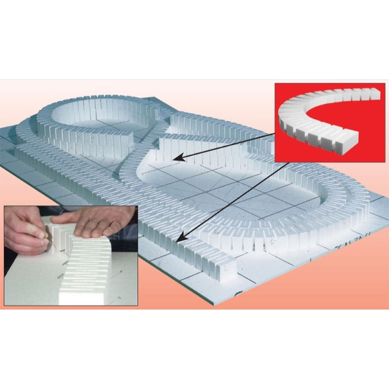 Woodland Scenics ST1408 2in Riser Foam Products | Metro Hobbies