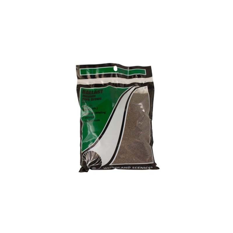 Woodland Scenics B78 Dark Brown Medium Ballast | Metro Hobbies