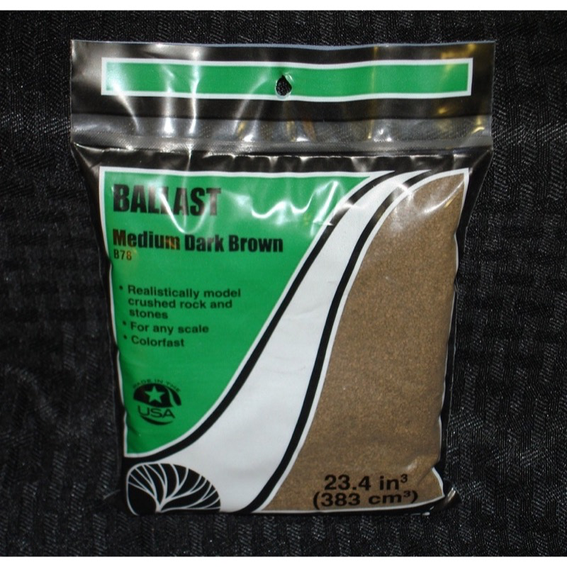 Woodland Scenics B78 Dark Brown Medium Ballast | Metro Hobbies