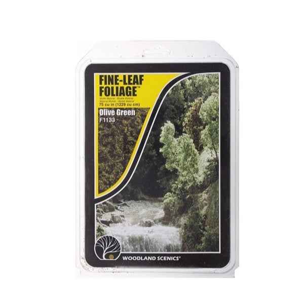 Woodland Scenics F1133 Fine Leaf Foliage Olive Green