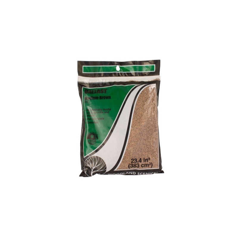 Woodland Scenics B79 Brown Medium Ballast | Metro Hobbies