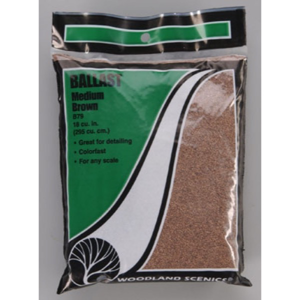 Woodland Scenics B79 Brown Medium Ballast | Metro Hobbies